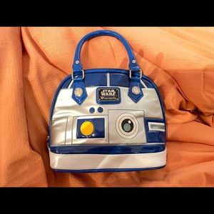 Loungefly R2-D2 dome purse w/ matching coin purse.
